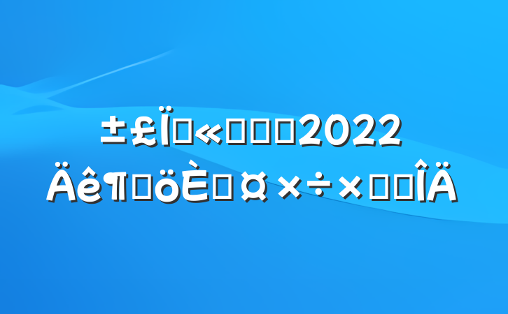 չ˾ǰ̨2022ȸ˹ܽ᷶