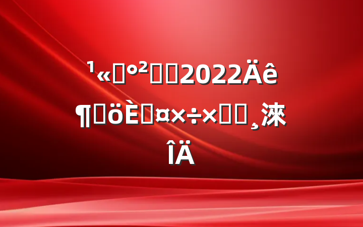 ˾ȫԱ2022ȸ˹ܽᱨ淶