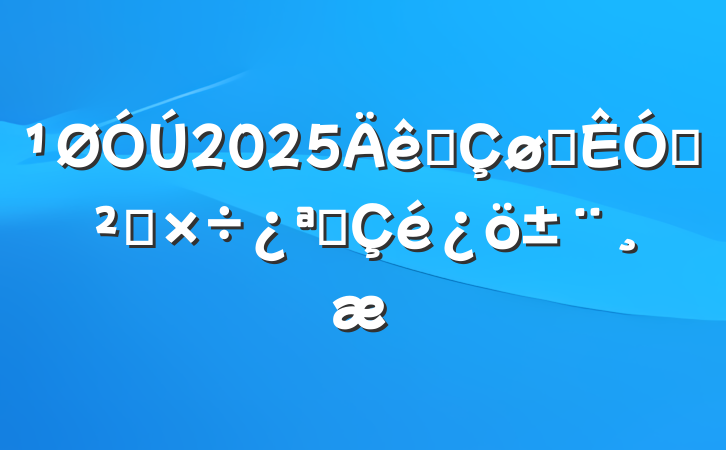 2025ȫѲѲ칤չ