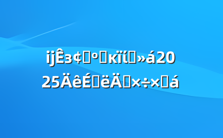 ĳзչ͸ĸίԱ2025ϰ깤ܽ