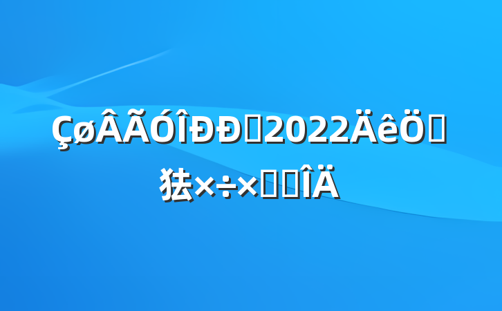 ҵ2022ص㹤ܽ᷶