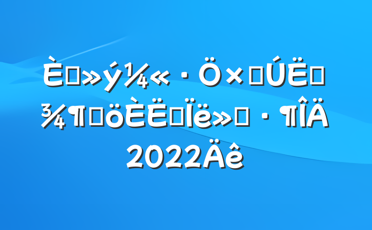 뵳ӵļȸ˼㱨2022