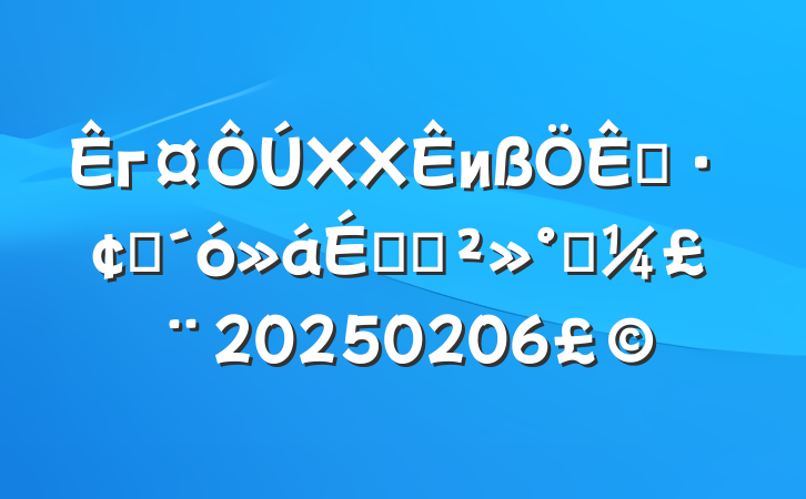 гXXиչϵĽʵ¼20250206