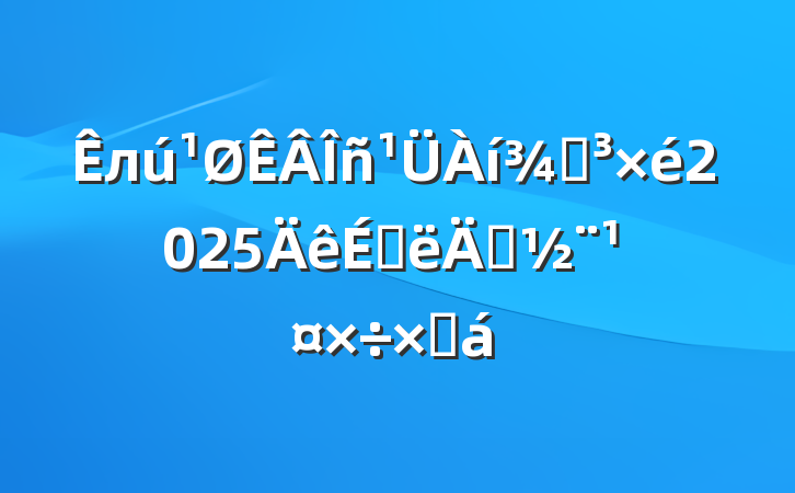 лֵ2025ϰ굳ܽ