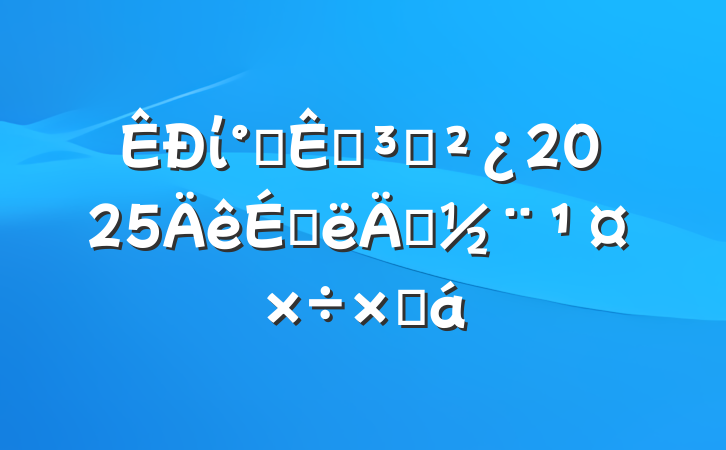 ί칫ҵ֧2025ϰ굳ܽ