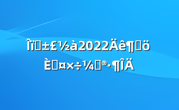 ҵ2022ȸ˹ƻ