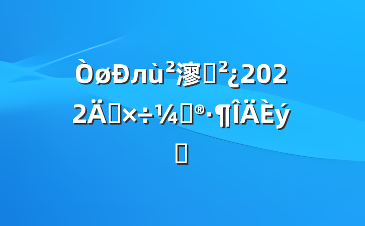 л㵳֧2022깤ƻƪ