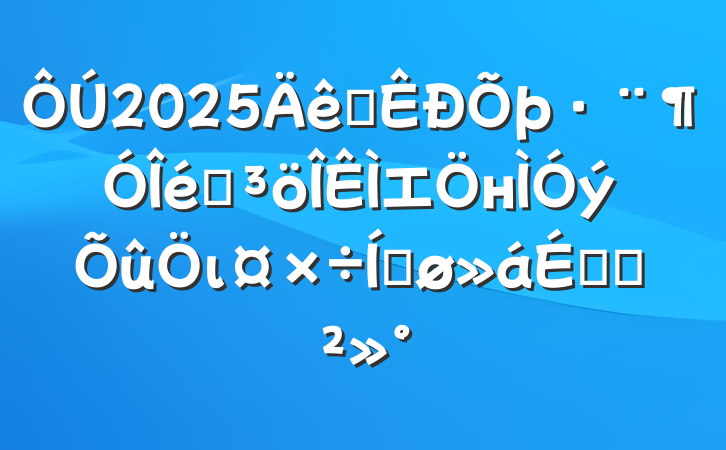 2025ȫͻ⼯нιƽϵĽ