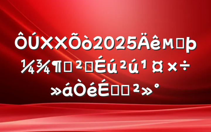 XX2025ڶȰȫϵĽ