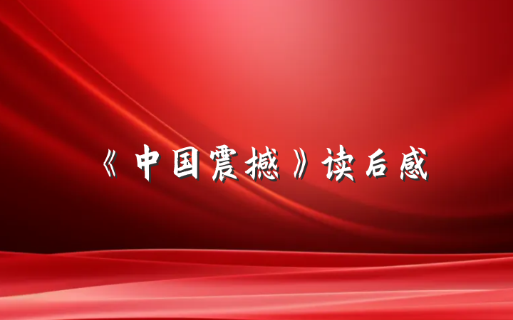 《中国震撼》读后感