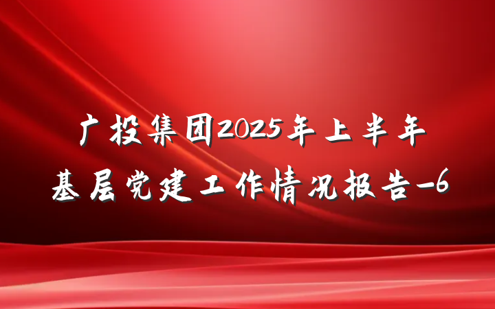 广投集团2025年上半年基层党建工作情况报告-6