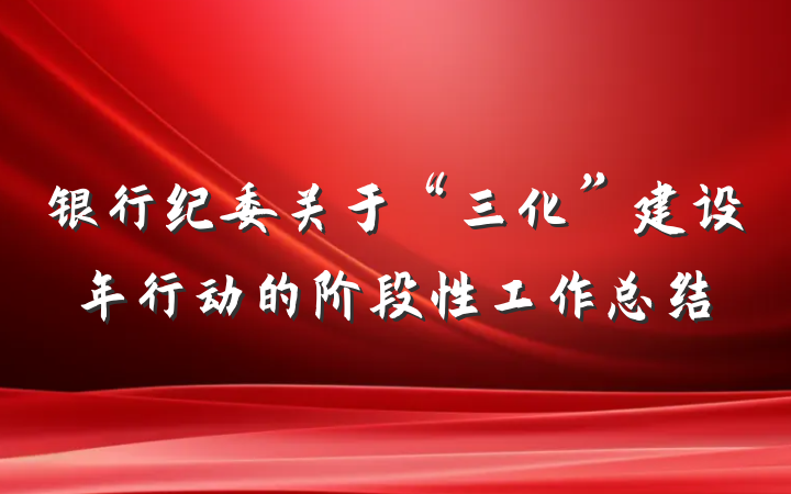 银行纪委关于“三化”建设年行动的阶段性工作总结