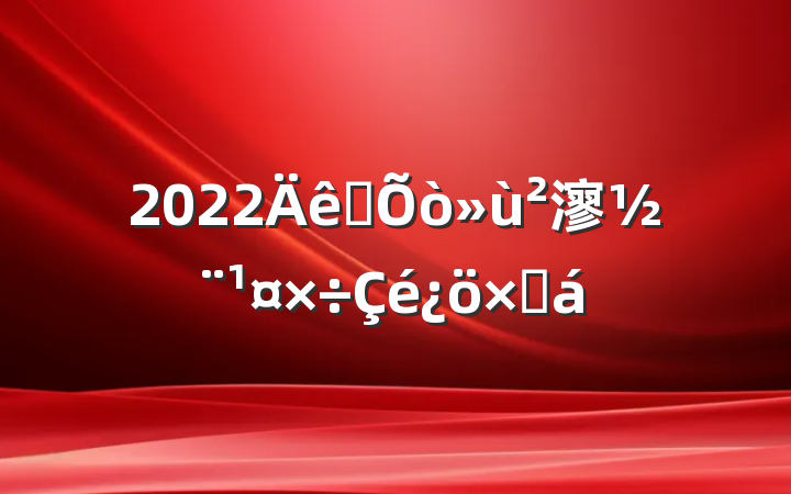 2022ȫ㵳ܽ