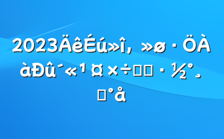 2023ʵʩģ
