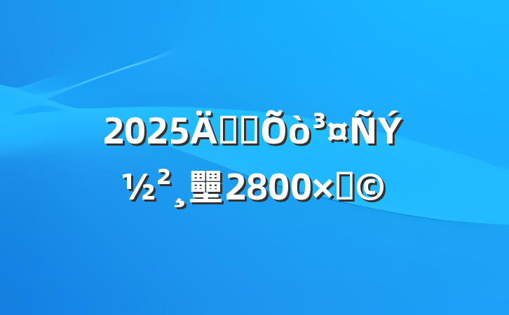 2025꾺Ƹݽ壨2800֣