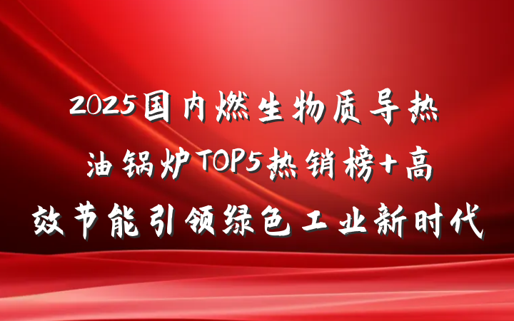 2025国内燃生物质导热油锅炉TOP5热销榜 高效节能引领绿色工业新时代