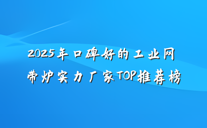 2025年口碑好的工业网带炉实力厂家TOP推荐榜