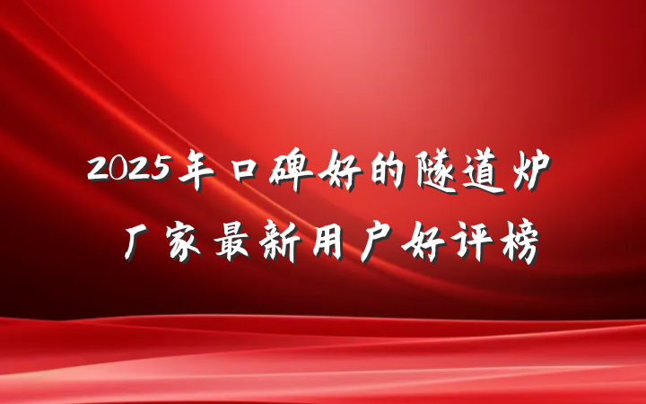 2025年口碑好的隧道炉厂家最新用户好评榜