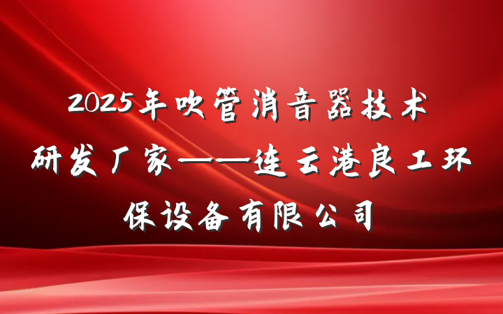 2025年吹管消音器技术研发厂家——连云港良工环保设备有限公司