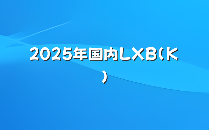 2025年国内LXB(K)