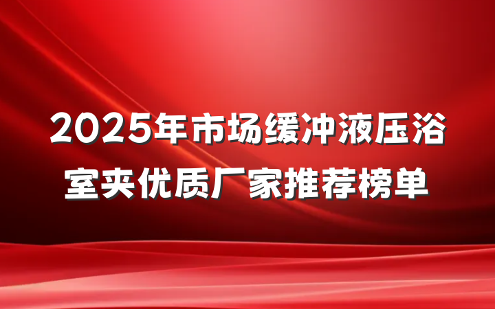 2025年市场缓冲液压浴室夹优质厂家推荐榜单