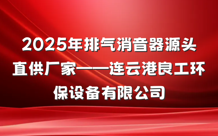 2025年排气消音器源头直供厂家——连云港良工环保设备有限公司