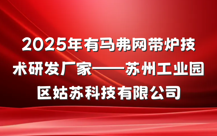2025年有马弗网带炉技术研发厂家——苏州工业园区姑苏科技有限公司