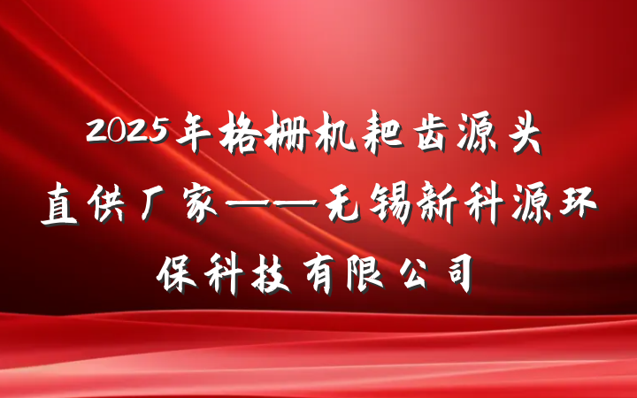2025年格栅机耙齿源头直供厂家——无锡新科源环保科技有限公司
