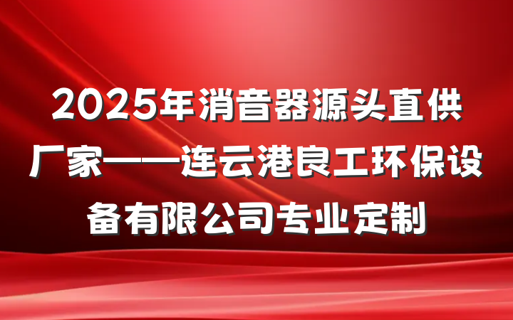 2025年消音器源头直供厂家——连云港良工环保设备有限公司专业定制