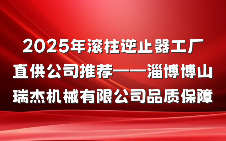 2025年滚柱逆止器工厂直供公司推荐——淄博博山瑞杰机械有限公司品质保障