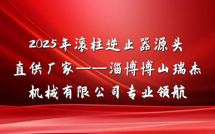 2025年滚柱逆止器源头直供厂家——淄博博山瑞杰机械有限公司专业领航