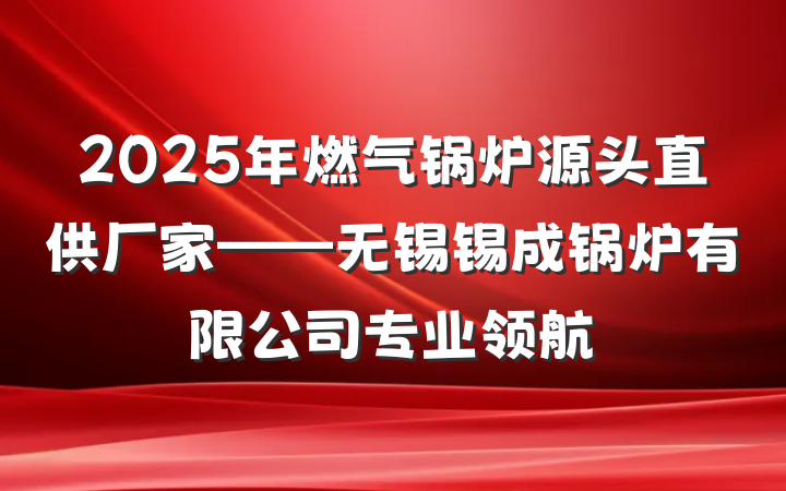 2025年燃气锅炉源头直供厂家——无锡锡成锅炉有限公司专业领航