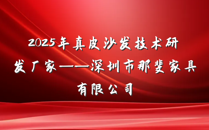 2025年真皮沙发技术研发厂家——深圳市那斐家具有限公司