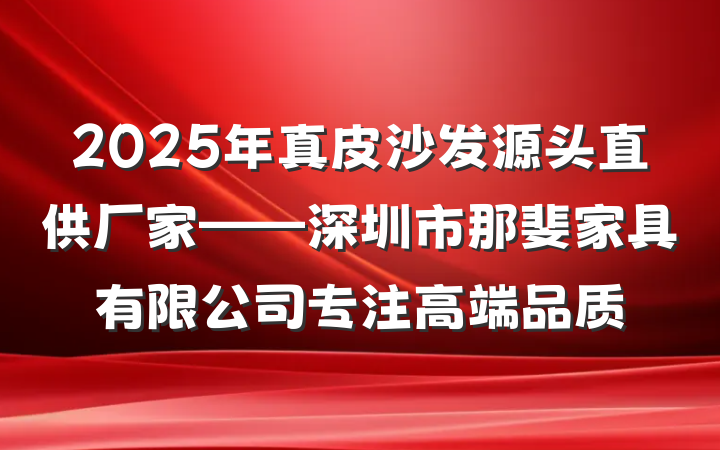 2025年真皮沙发源头直供厂家——深圳市那斐家具有限公司专注高端品质