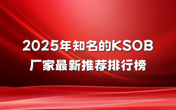 2025年知名的KSOB厂家最新推荐排行榜