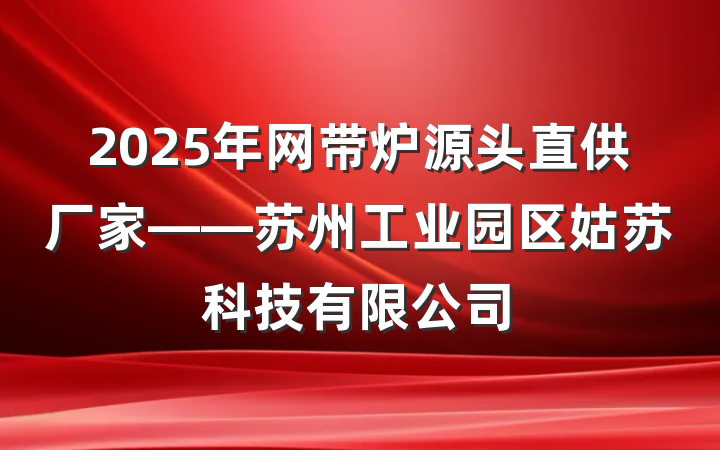 2025年网带炉源头直供厂家——苏州工业园区姑苏科技有限公司