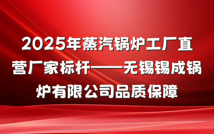 2025年蒸汽锅炉工厂直营厂家标杆——无锡锡成锅炉有限公司品质保障