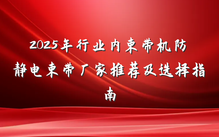 2025年行业内束带机防静电束带厂家推荐及选择指南