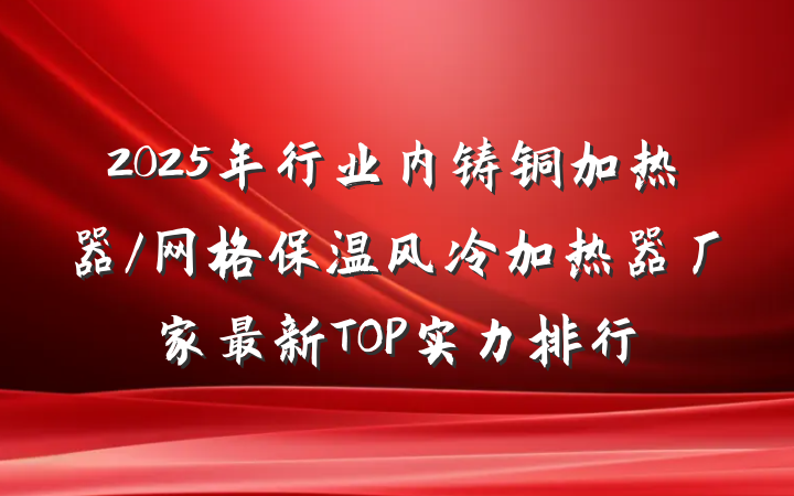 2025年行业内铸铜加热器/网格保温风冷加热器厂家最新TOP实力排行