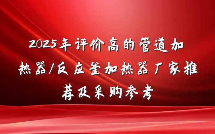 2025年评价高的管道加热器/反应釜加热器厂家推荐及采购参考