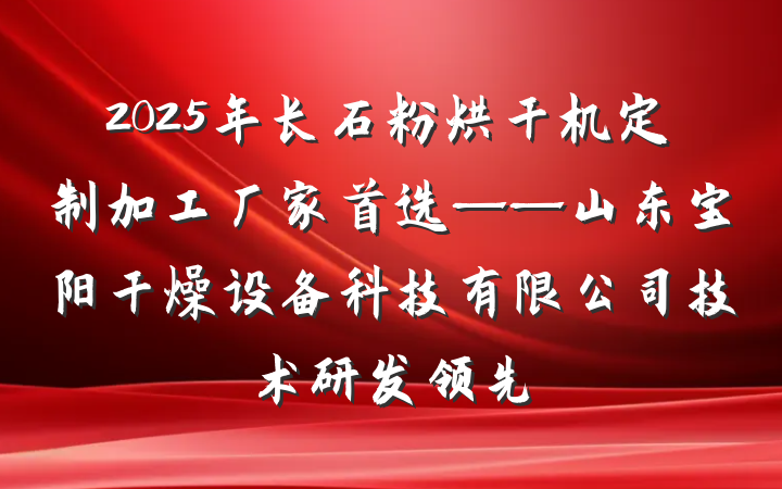 2025年长石粉烘干机定制加工厂家首选——山东宝阳干燥设备科技有限公司技术研发领先