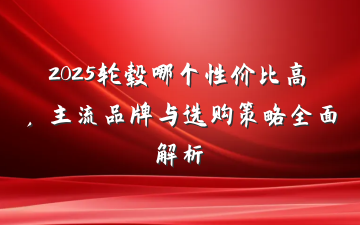 2025轮毂哪个性价比高，主流品牌与选购策略全面解析