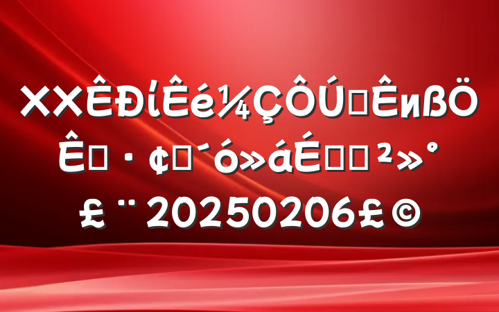 XXίȫиչϵĽ20250206