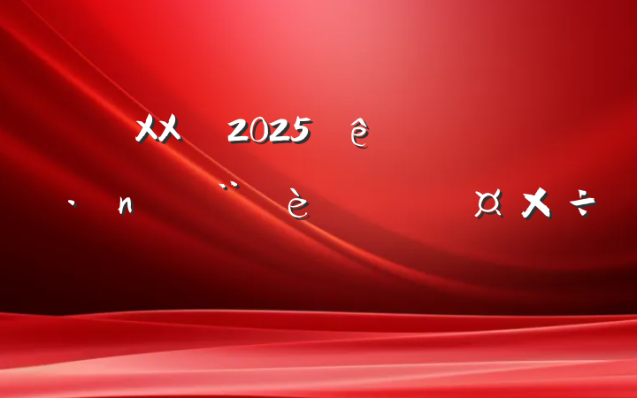 XX2025ʵƹҪ