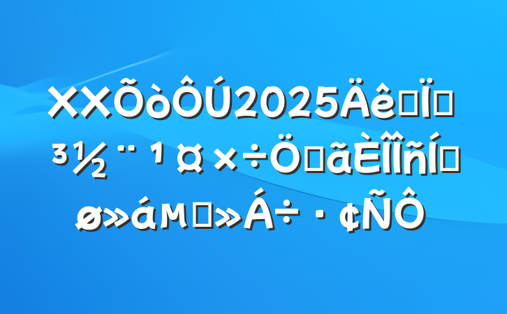 XX2025ȫصصƽĽ