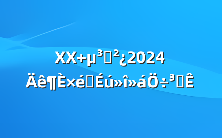 XX ֧2024ִ֯